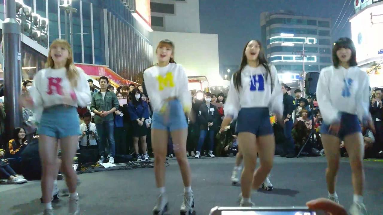 20160410 신촌 게릴라콘서트 오마이걸 LIAR LIAR Oh My Girl