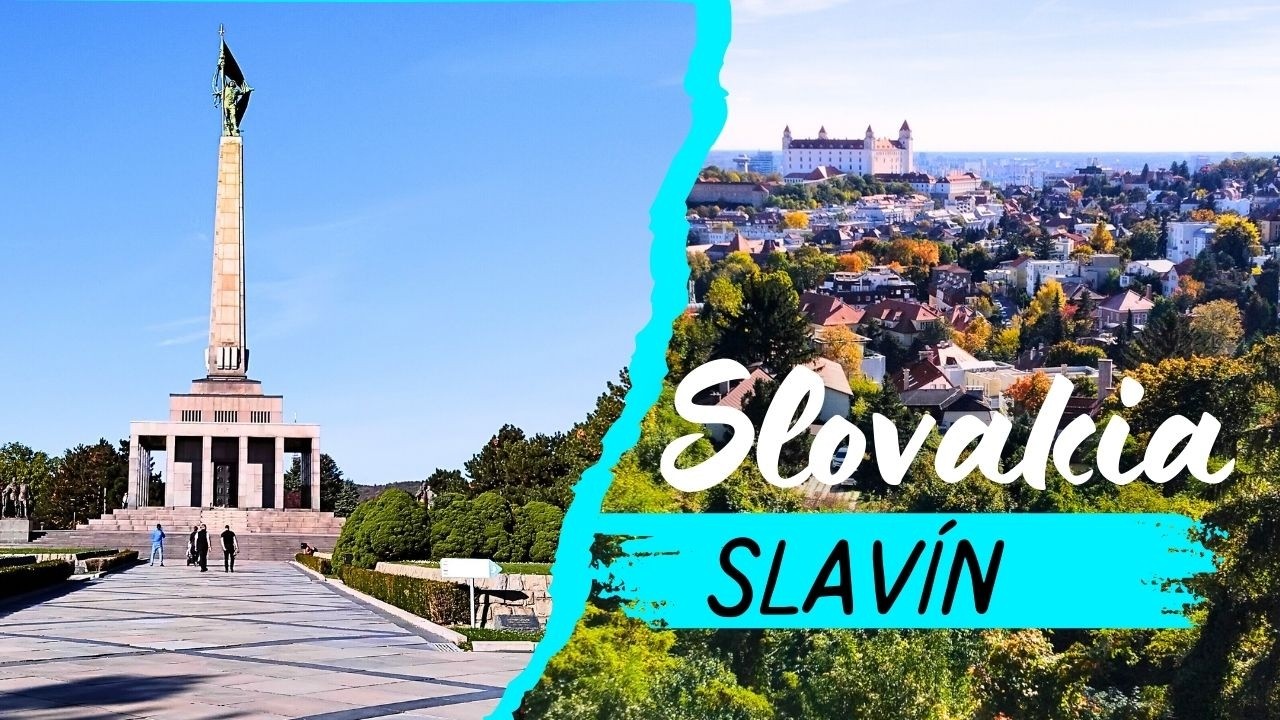 Slavin War Memorial in Bratislava Slovakia (with rare underground images) + multilingual subtitles