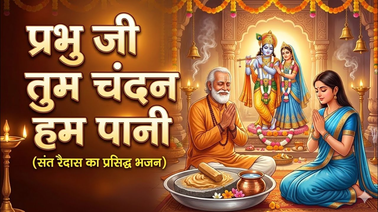 प्रभु जी तुम चंदन हम पानी #bhajan #bhakati