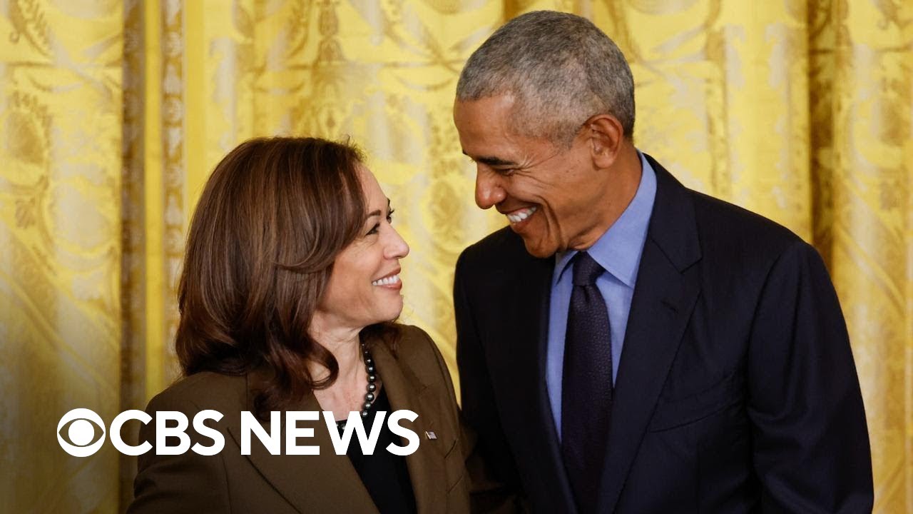 Obamas endorse Harris for Democratic nomination