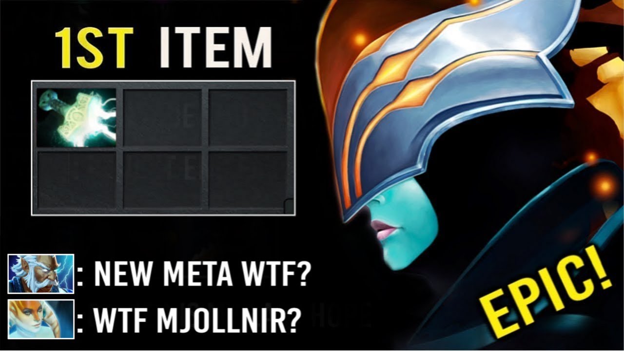 NEW META First Item Mjollnir PA Crazy Fast Delete Naga Like a Boss Most Imba Hero Top 50 WTF Dota 2
