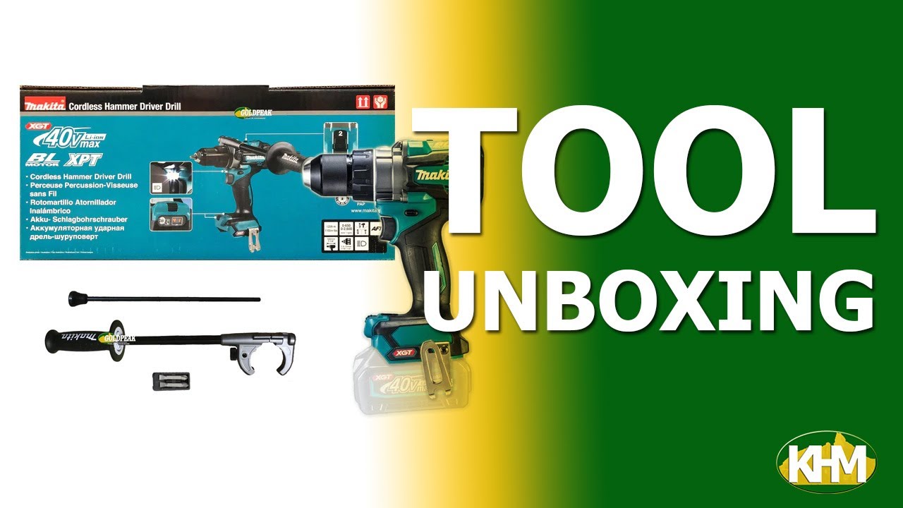Makita HP001GZ Cordless Hammer Driver Drill Quick Unboxing