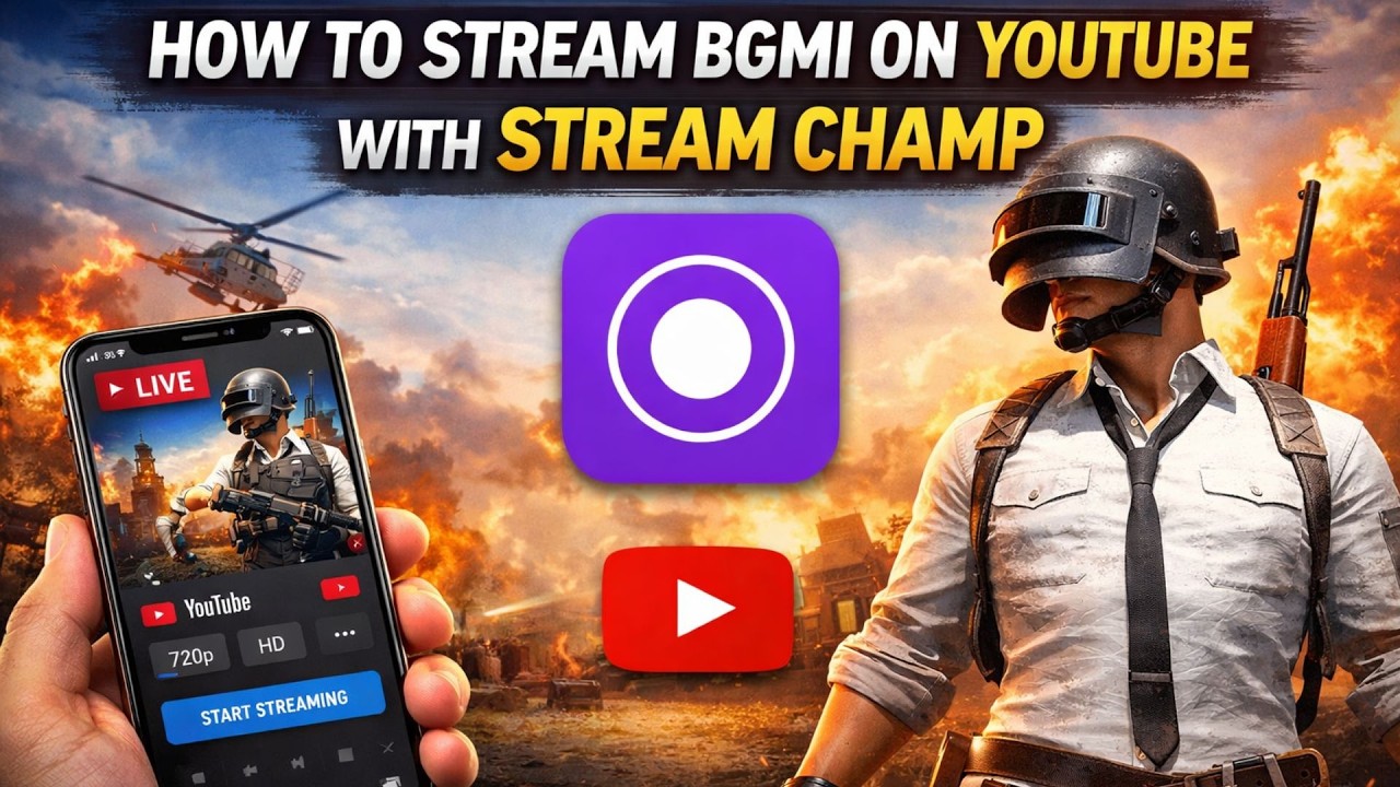How to Live Stream from iPhone/iPad on YouTube | Stream Champ Full Tutorial 2026 | KUMIT LIVE