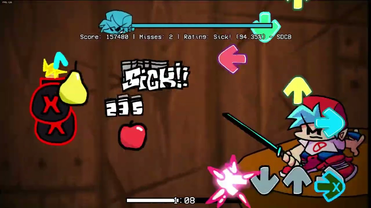 FNF Fruit Ninja Mod - Bombastic (Master Difficulty)