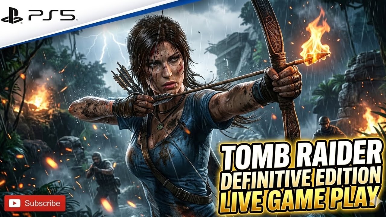 Tomb Raider : Definitive edition | PS5 live gameplay