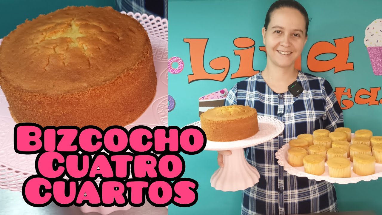 Bizcocho o Torta Cuatro Cuartos | Batido Pesado #linatortas 