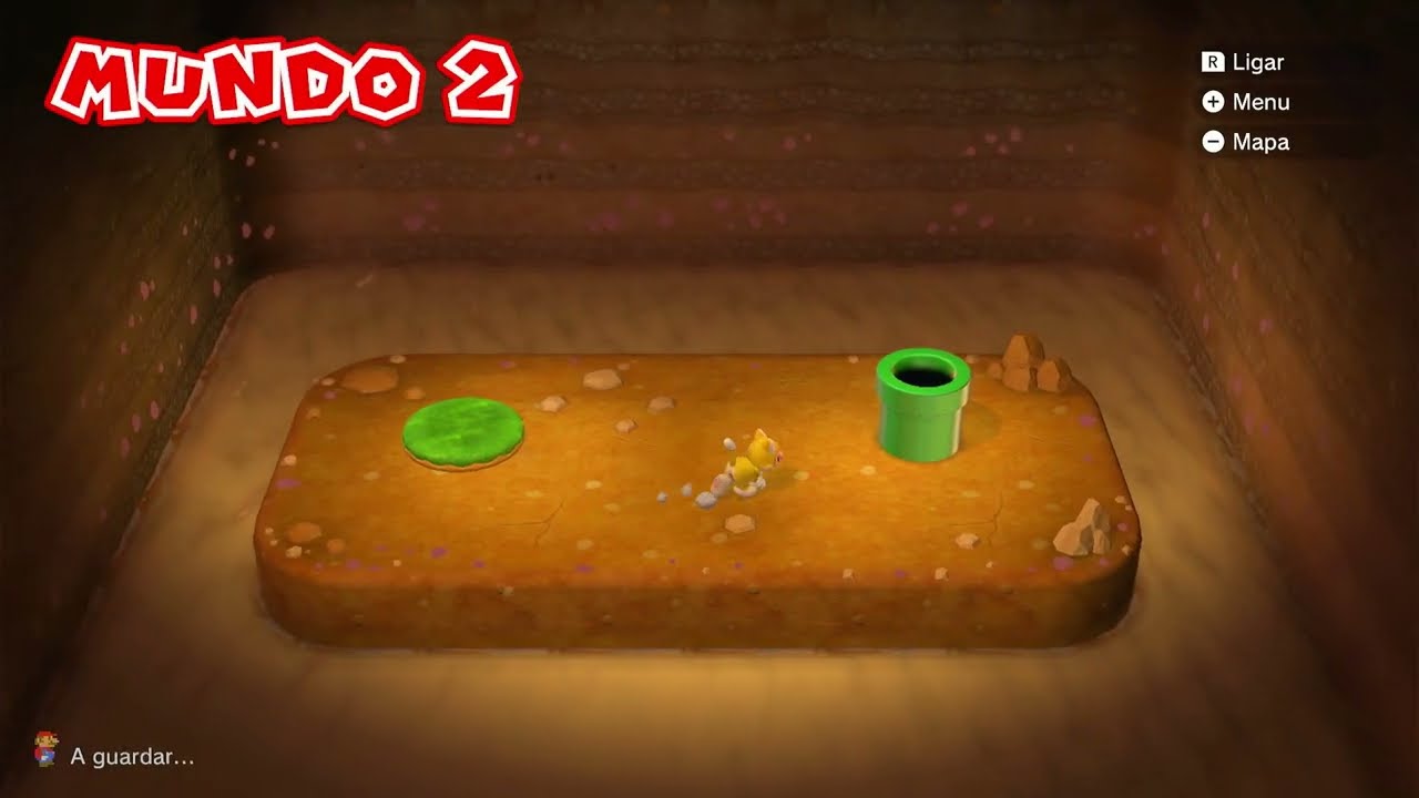 Mario 3D World   Usei muitas formas táteis no jogo