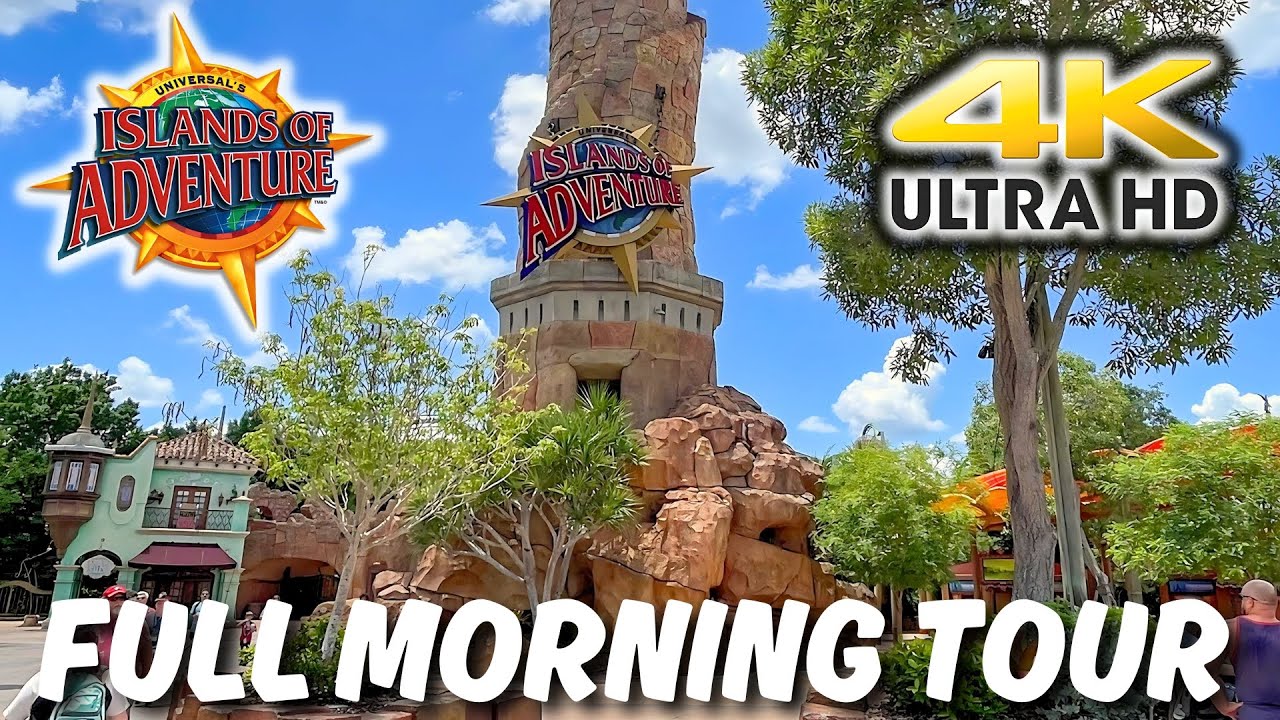 Sunny Islands of Adventure Orlando Morning Walkthrough