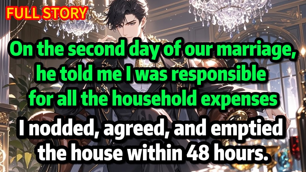 On the second day of our marriage, he told me I was responsible for all the household expenses......
