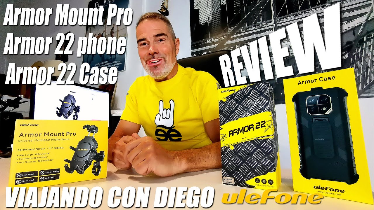 ULEFONE ARMOR 22 - MOUNT PRO - CASE - Review - Viajando con Diego