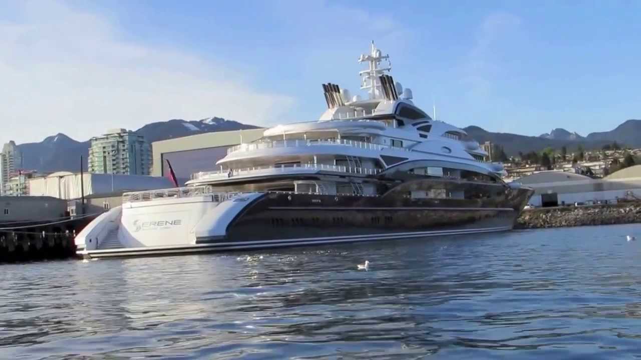 Serene the Super Yacht in Vancouver