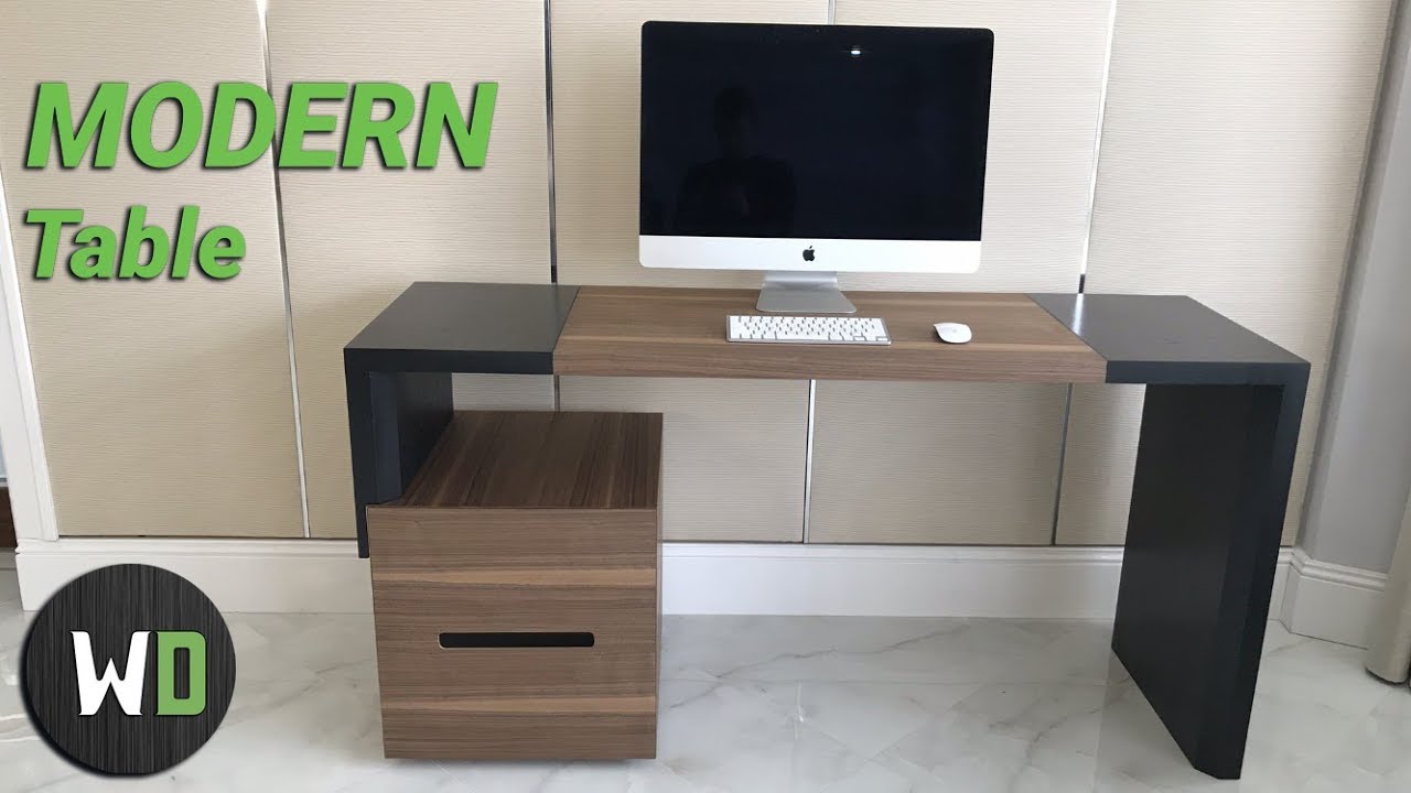 How to make a modern Desk | Как сделать Компьютерный стол