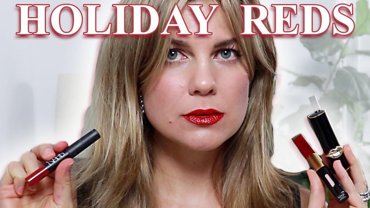 TOP 5 RED LIPSTICKS FOR HOLIDAY | Chanel, Dior, NARS, & More