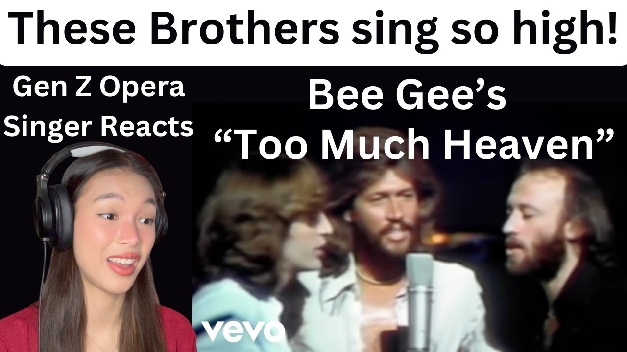 Gen Z Opera Singer Reacts To Bee Gees - Too Much Heaven