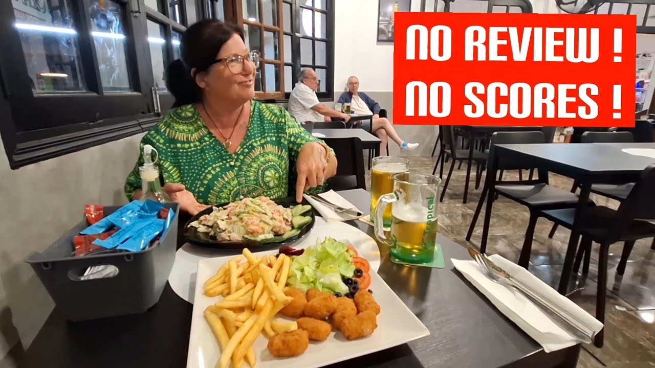 Caleta de fuste, NO REVIEW ! NO SCORES ! Just GREAT FOOD ! but WHERE ARE WE ?