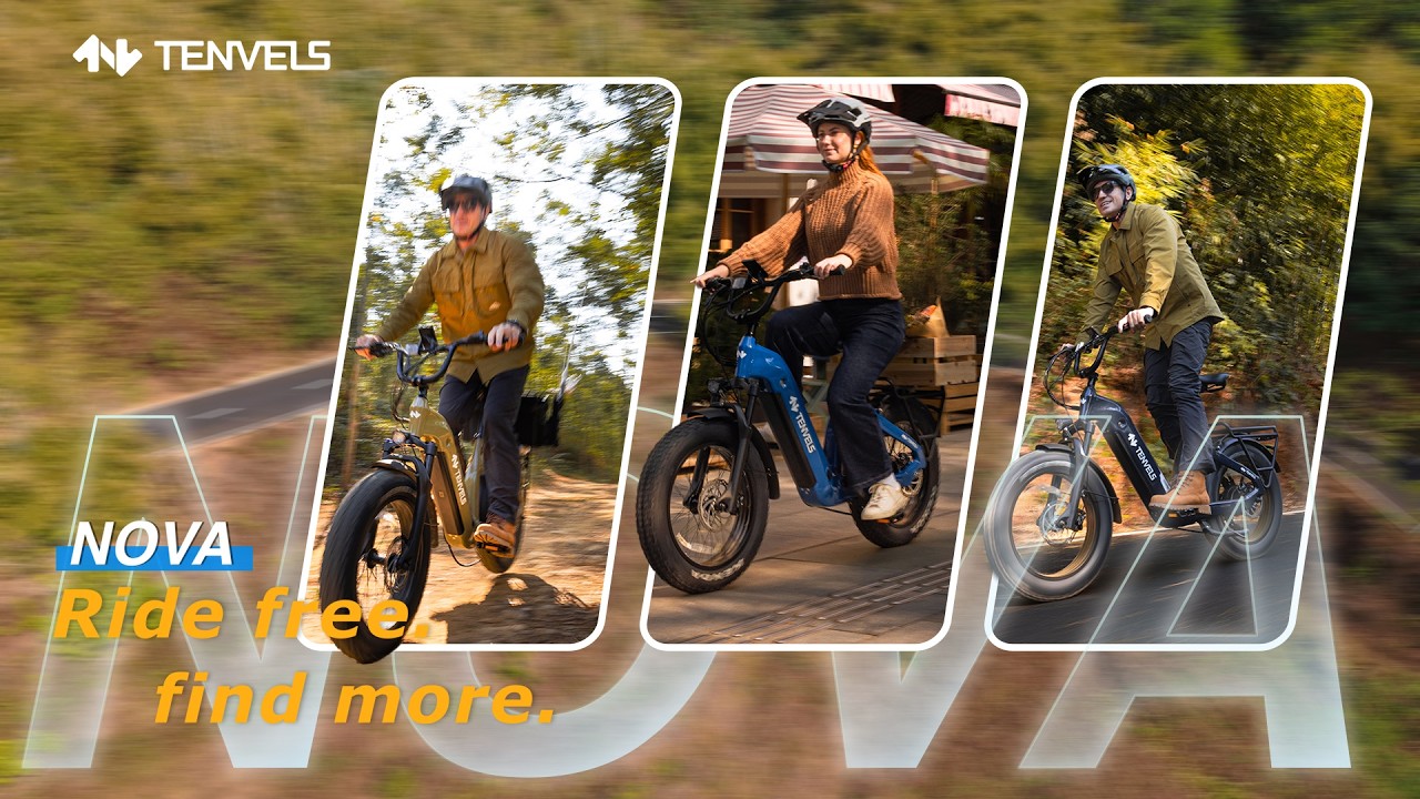 TENVELS NOVA – 1300W Smart eBike with Torque + Cadence Sensors