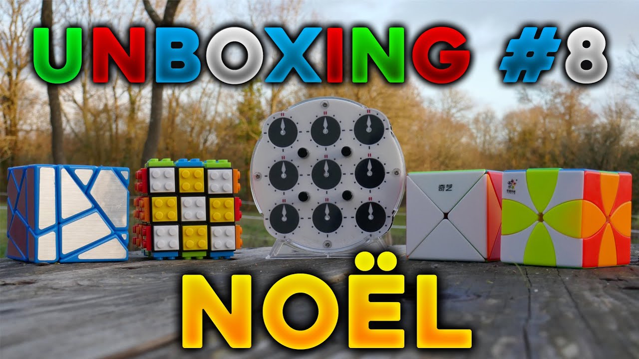 QiYi  Clock + D'autres Cubes Cools | Unboxing #8 (Cubes De Noël 2020)