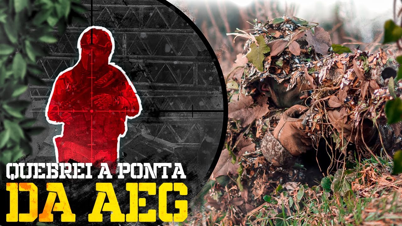CYMA .708  - Ghillie Novritsch - Game Play - Quebrei  a ponta da Aeg!