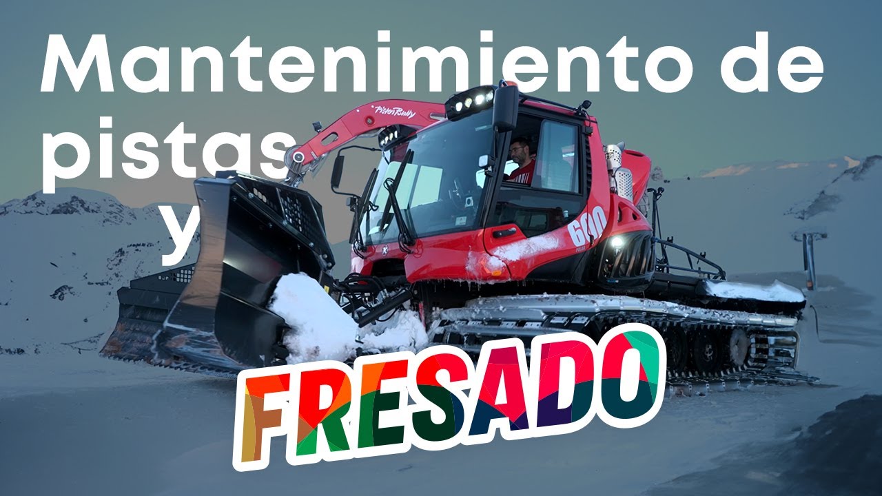 ¿CÓMO SE MANTIENEN LAS PISTAS DE ESQUÍ? | Mantenimiento y fresado | Aprende a esquiar