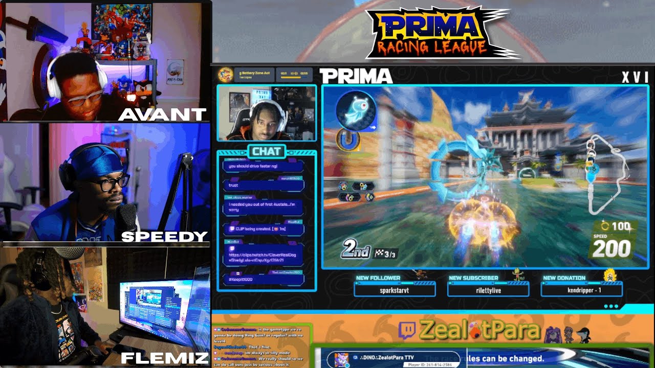COMMENTATING PRIMA RACING LEAGUE SHOWDOWN LIVE