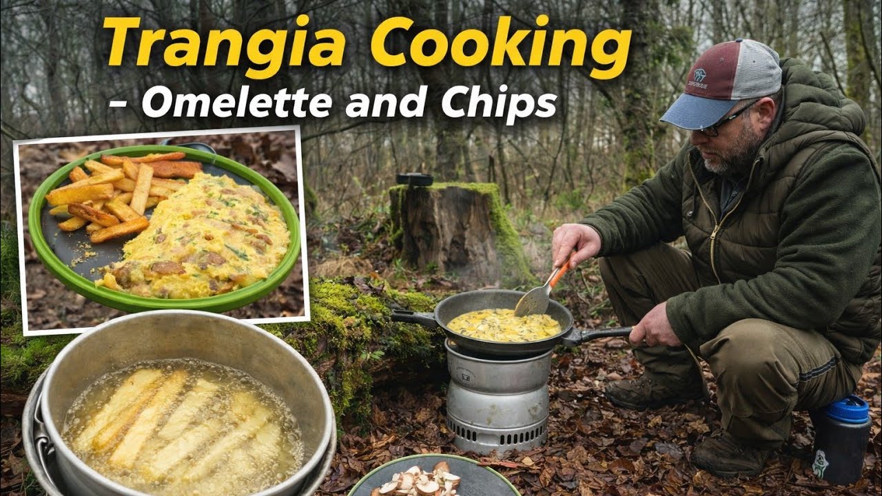 Trangia Cooking | The Perfect Omelette with Fresh Chips Cooked Outdoors