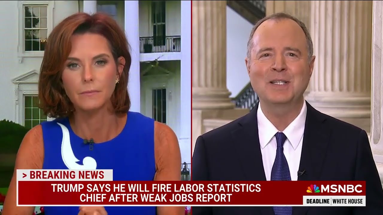 Schiff Goes Live on MSNBC to Blast Trump for Terrible Jobs Report
