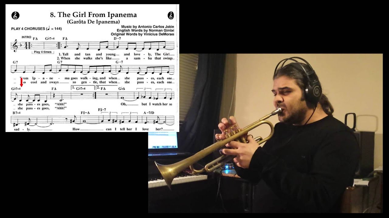 Trumpet tutorial - The Girl from Ipanema - Jobim How to play theme