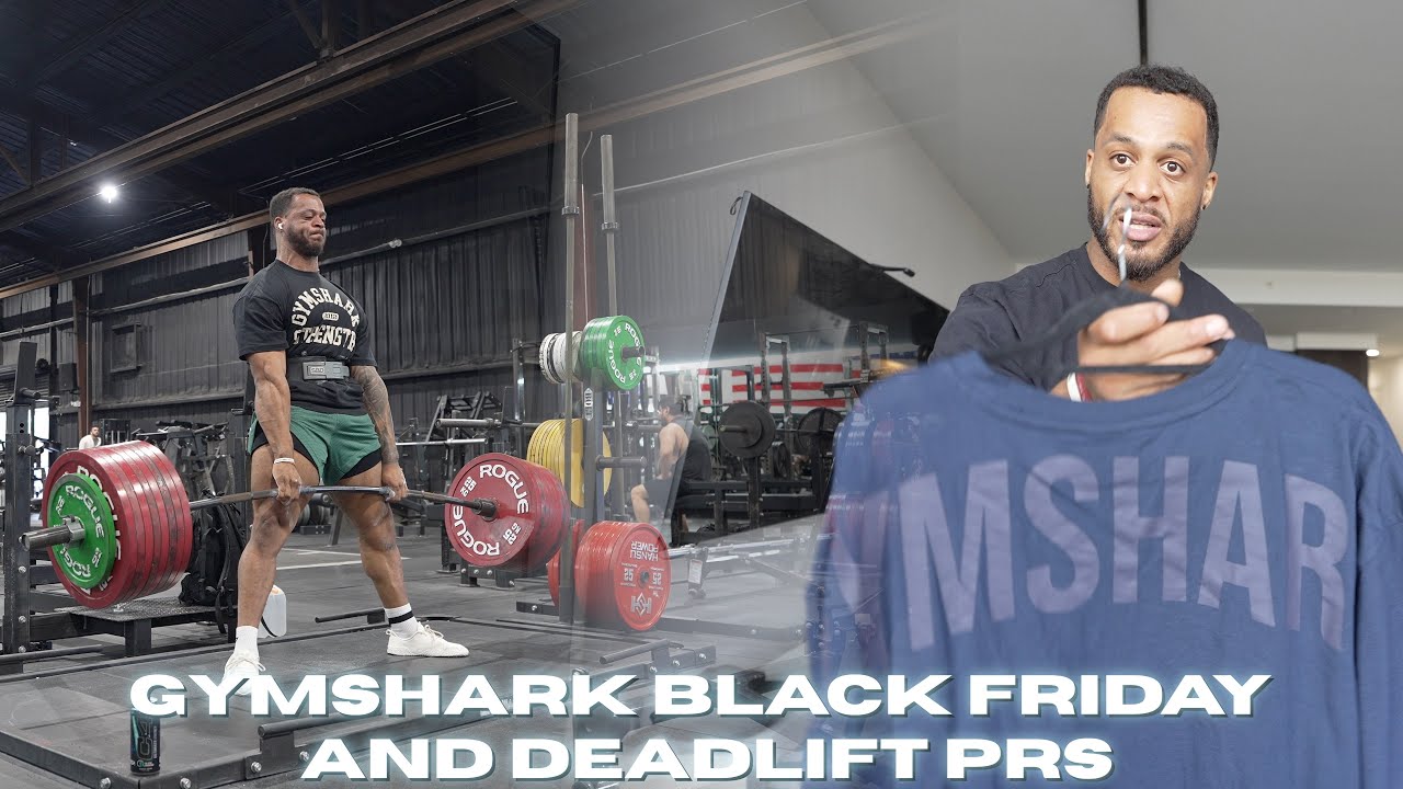 РАСПРОДАЖА в Gymshark в Черную пятницу… и я побил личный рекорд в становой тяге 👀
