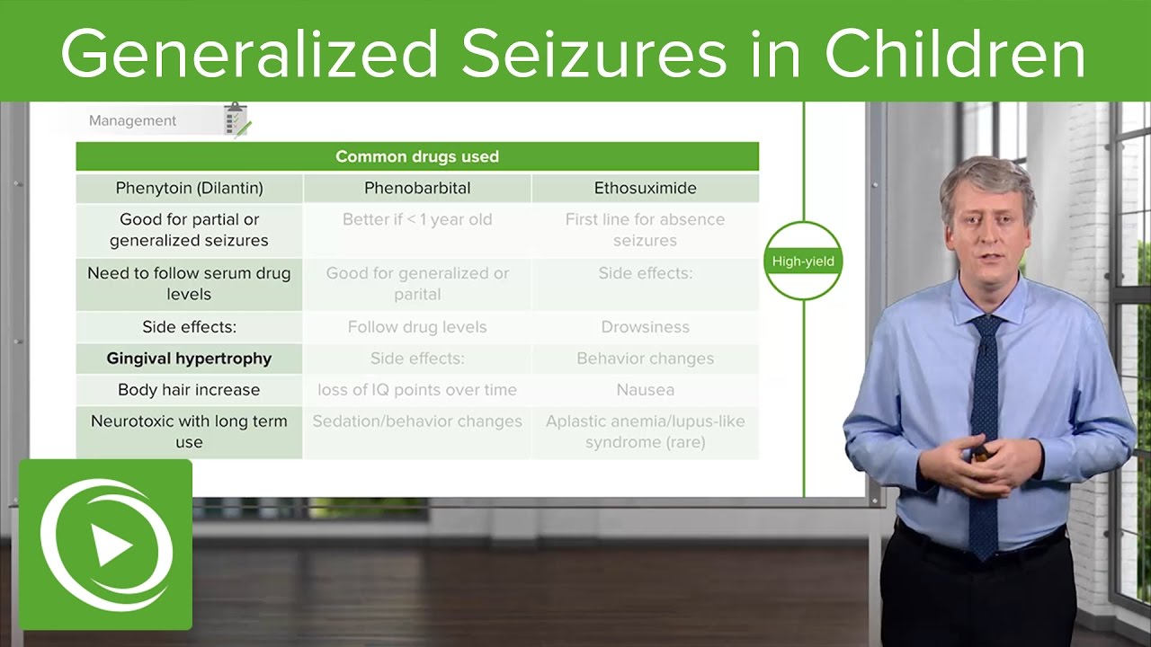 Generalized Seizures in Children – Pediatric Neurology | Lecturio