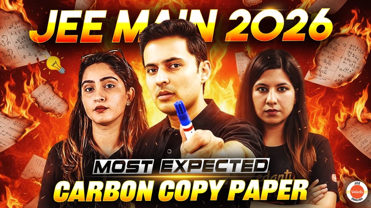 JEE Mains 2026 Most Expected Questions 🤯 Sure shot Predicted Questions !  Vedantu JEE English