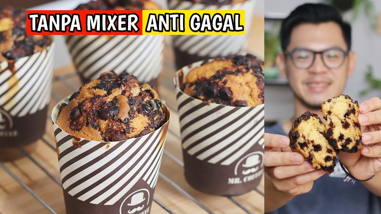 MUFFIN SUSU TANPA MIXER, GAK NYANGKA SEGAMPANG INI BUATNYA, Resep Jerry Masterchef