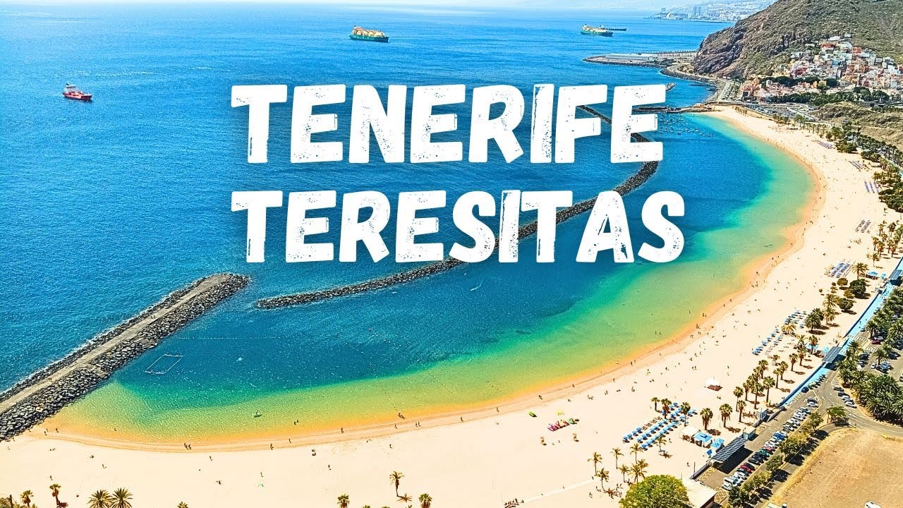 A voir, à faire à Tenerife la plage playa Las Teresitas aux iles Canaries Teneriffa