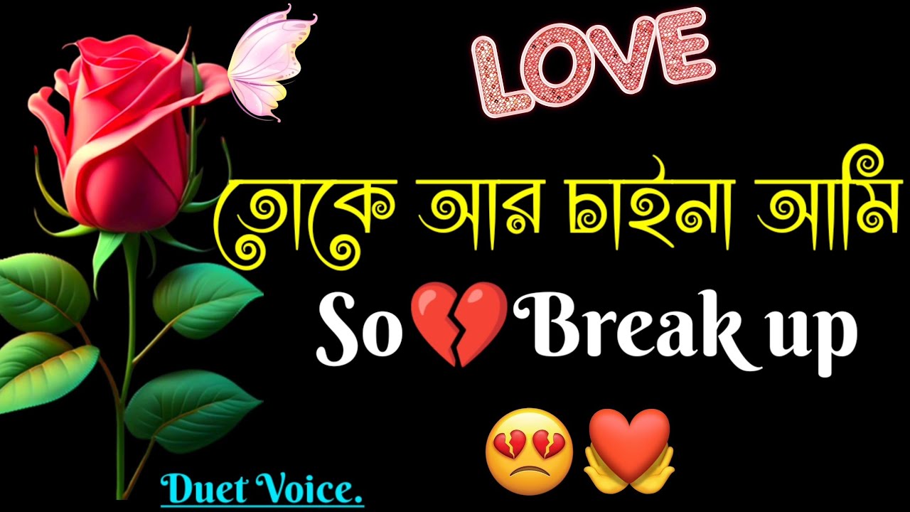 Emotional Shayari | Sad love story | Duet voice Bangla | Heart touching video | Sad Story Bangla