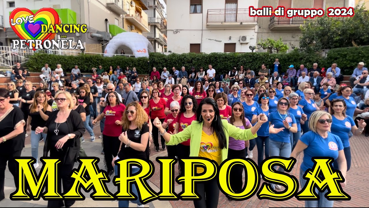 MARIPOSA Fiorella Mannoia coreografia Petronela Calciu /balli di gruppo 2024 line dance social dance
