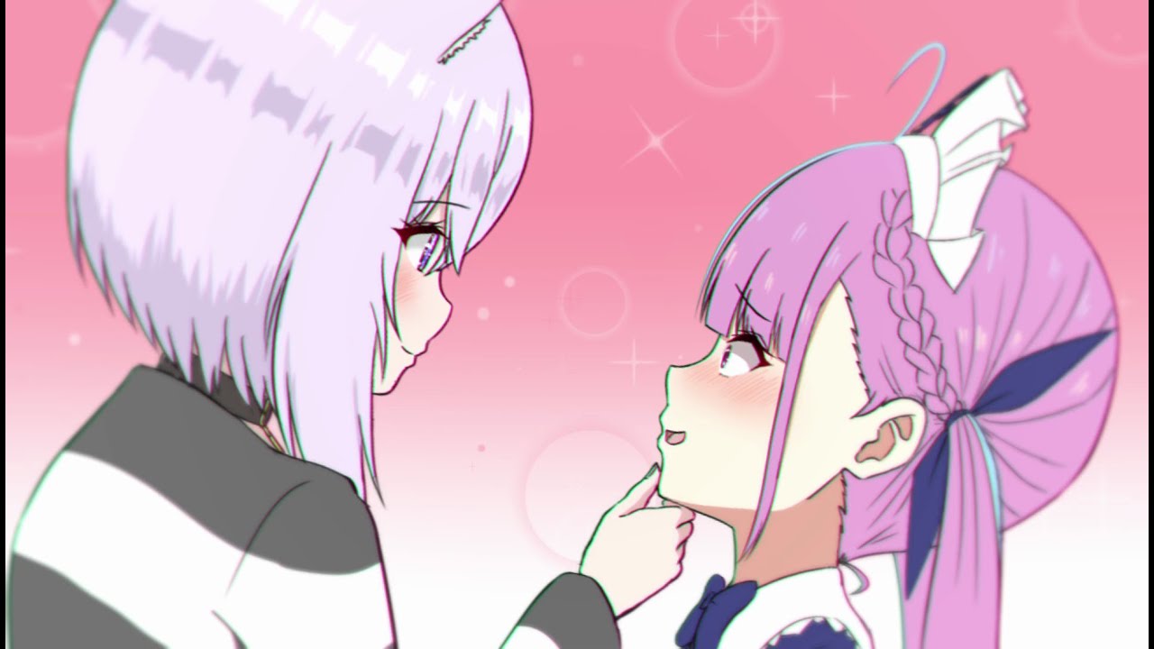 Minato Aqua at the mercy of Nekomata Okayu【Animated Hololive/Eng sub】