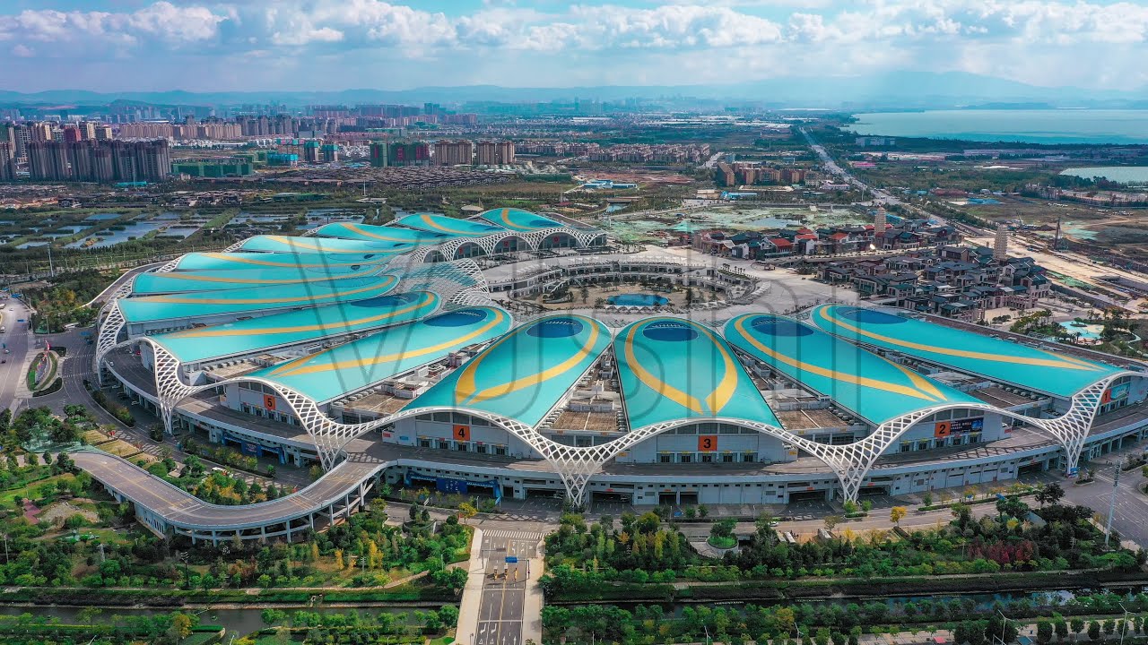 Kunming Dianchi International Convention and Exhibition Centre Walking Tour 昆明滇池国际会展中心【4K】