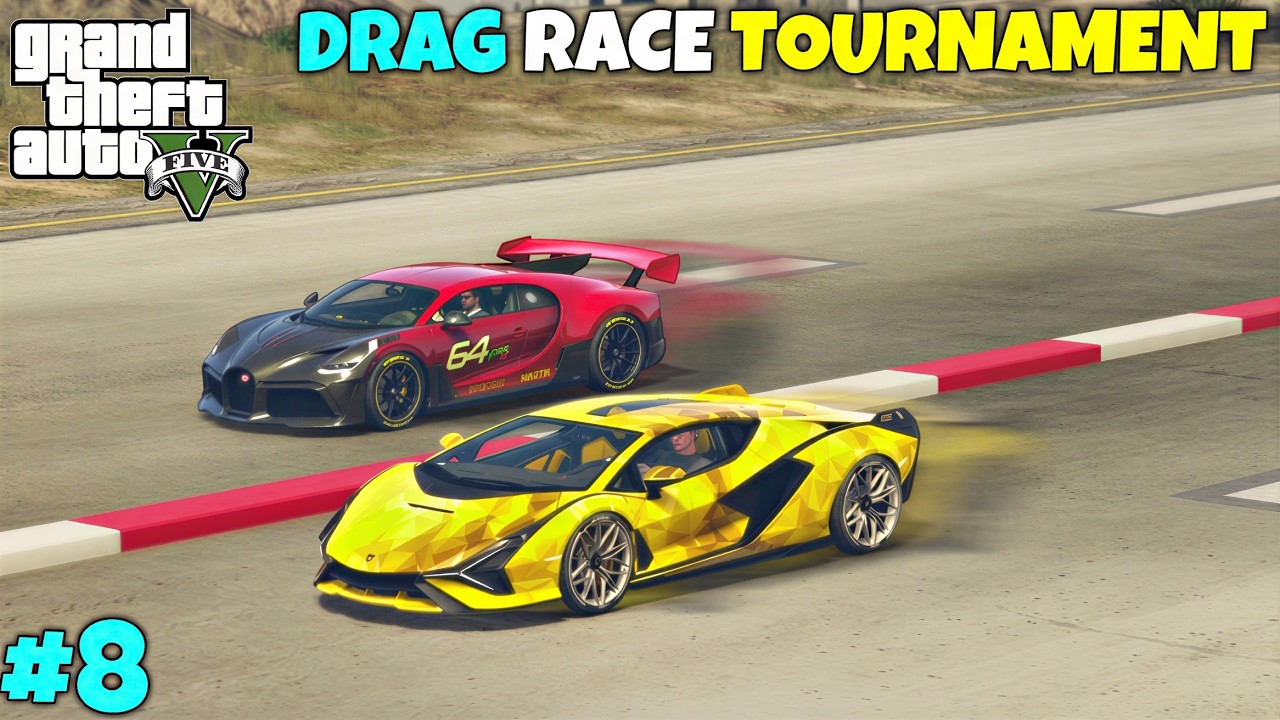 WORLD'S BIGGEST DRAG RACE | GTA 5 GAMEPLAY #8