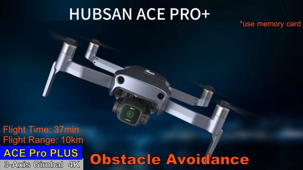Hubsan ACE Pro PLUS 3-Axis Gimbal 4K-Video Long Range Drone &ndash; Just Released !