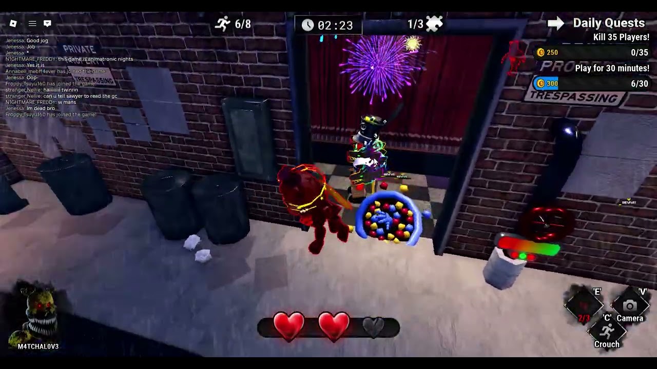 Playing Animatronic Nights on Roblox!