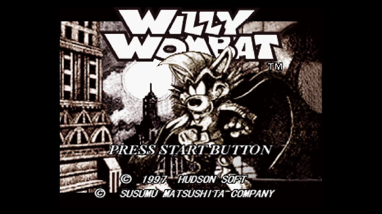 Willy Wombat. [SEGA Saturn - West One, Hudson]. (1997). Full Play.