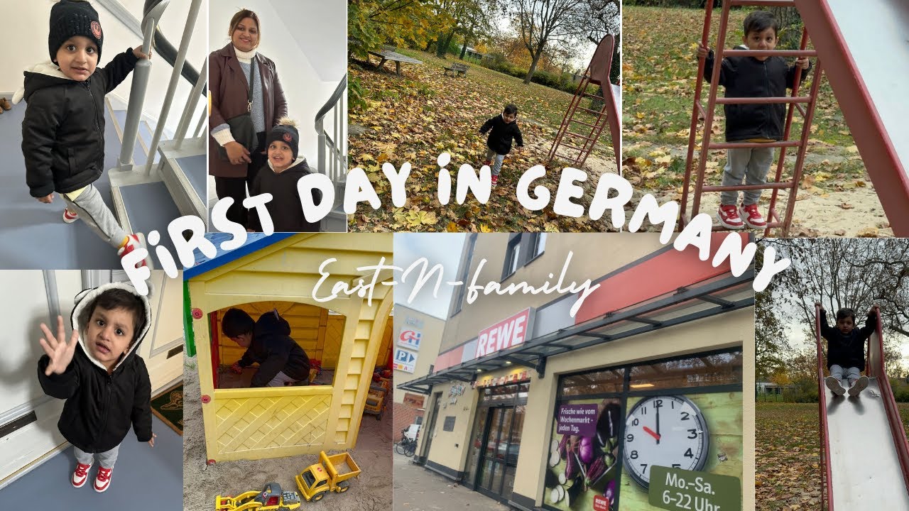 Our First Day in Germany & Grocery Shopping Adventure!🛒🇩🇪 | East-N-Family | Family Reunion Visa