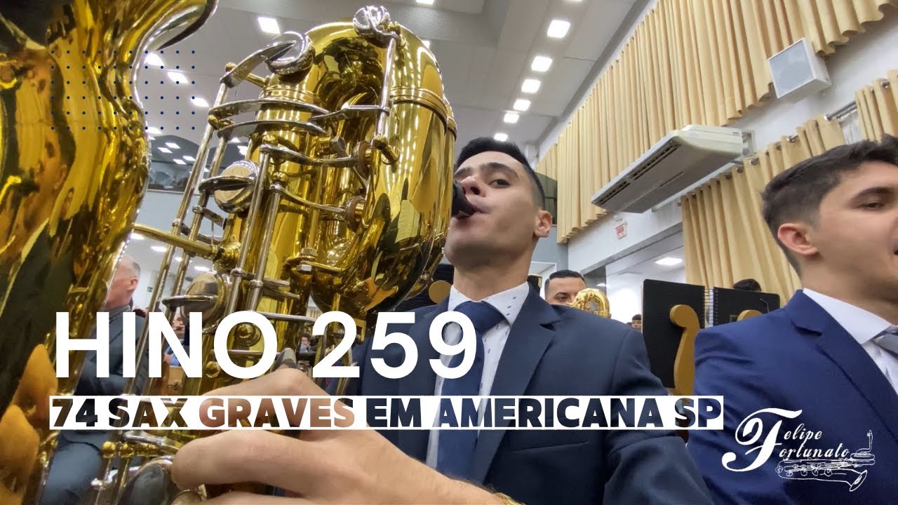 259 Só triunfará o de sincero coração! Central de Americana SP 14/10/2023 (74 Sax GRAVES no ensaio)