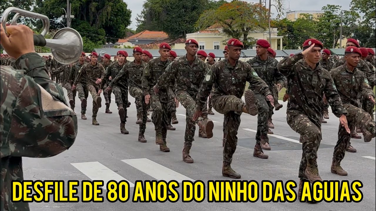 NINHO DAS AGUIAS 80 ANOS DE BRIGADA DE PARAQUEDISMO DO EXÉRCITO BRASILEIRO 🦅