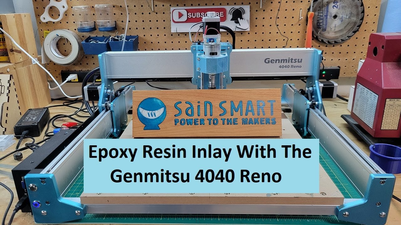 Epoxy Resin Inlay With The Genmitsu 4040 Reno
