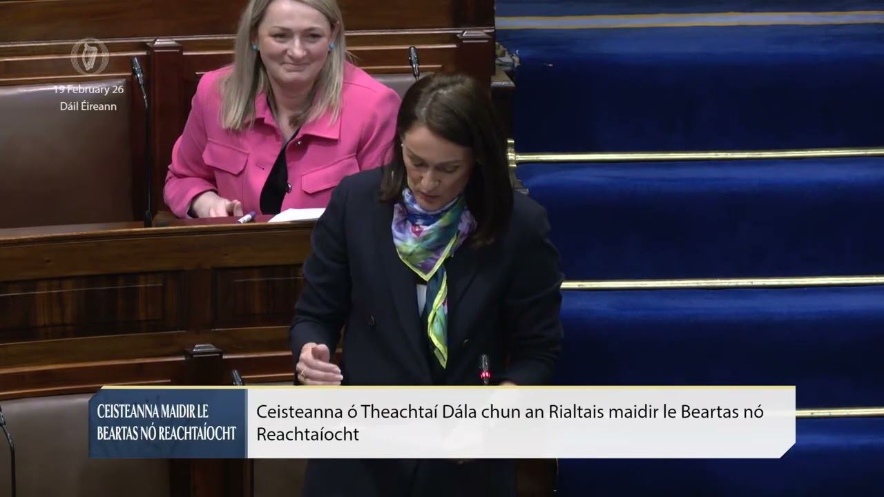 Deputy Erin McGreehan- speech from 19 Feb 2026