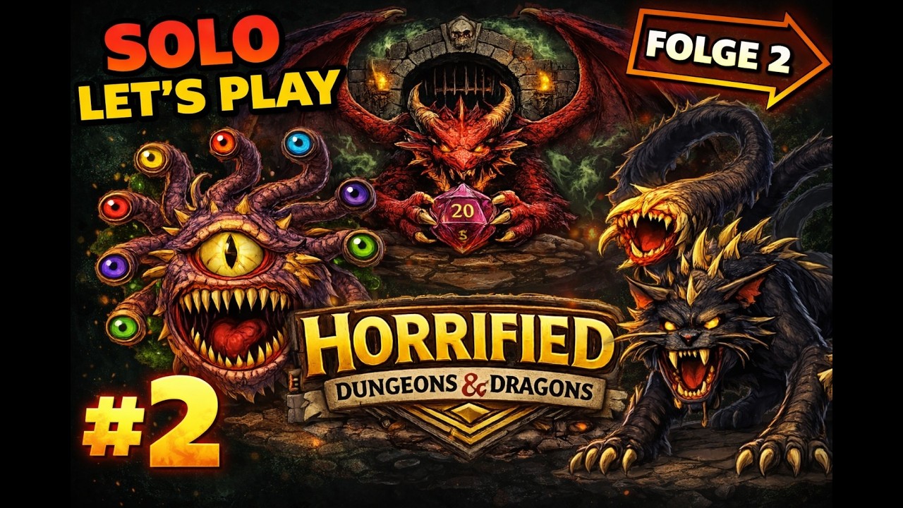 Solo Let´s Play | Horrified: Dungeons & Dragons