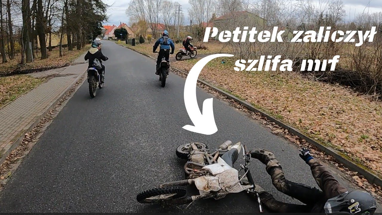 ostatnia jazda petitka zakończona glebą 😬/kxf250/crf250/kayo/yz125/mrf