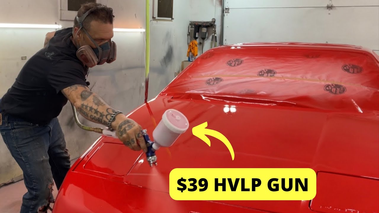 Painting the 1985 Fiero GT with a $39 HVLP paint gun + Nason single stage urethane