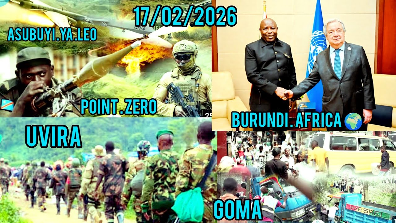 7h00/17/02/2026 :Mapigano Katika Maeneo Tofauti ya Congo – Ripoti Maalum Leo tazama vita Iyo video 