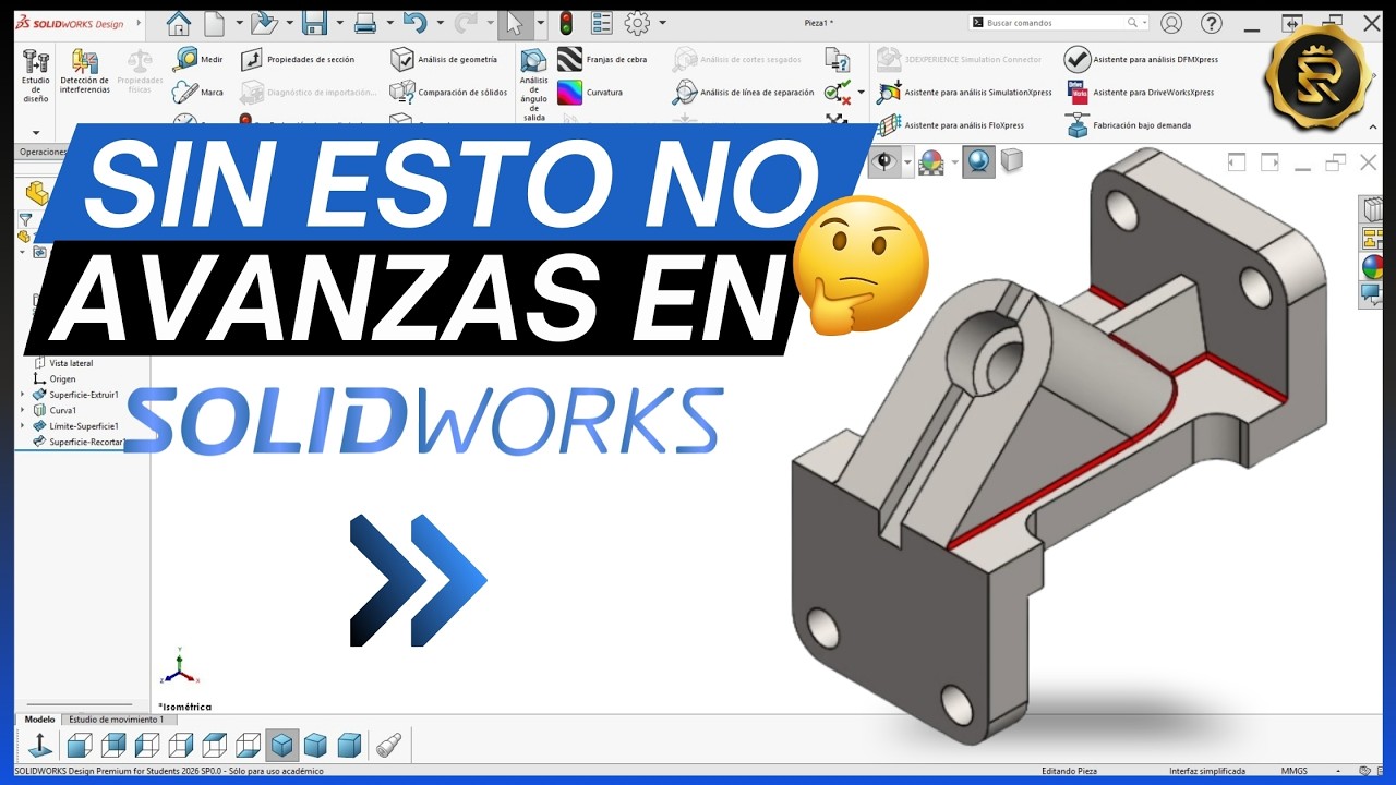 Antes de Avanzar en SolidWorks, Domina Estas Herramientas Básicas